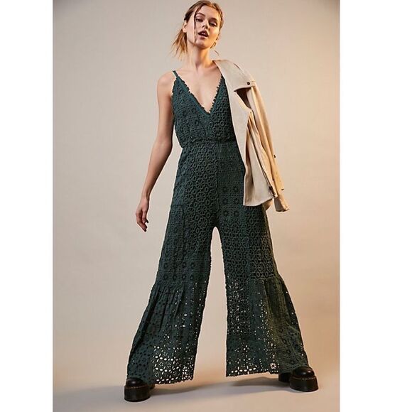 Free People Yesenia Jumpsuit - Picture 1 of 8